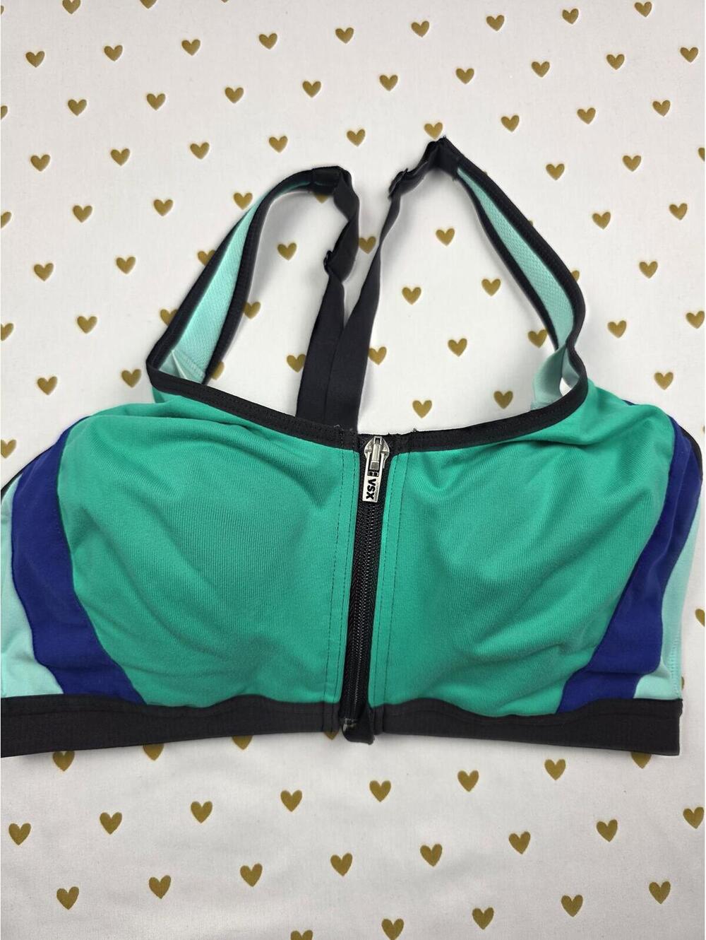 Victorias Secret SPORTS BRA 36C Front Close Exercise Support Tank Top